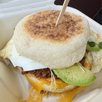 Tellus Coffee - Veggie Breakfast Sandwich - Coffee Roasteries Near Me - Walnut Creek, California