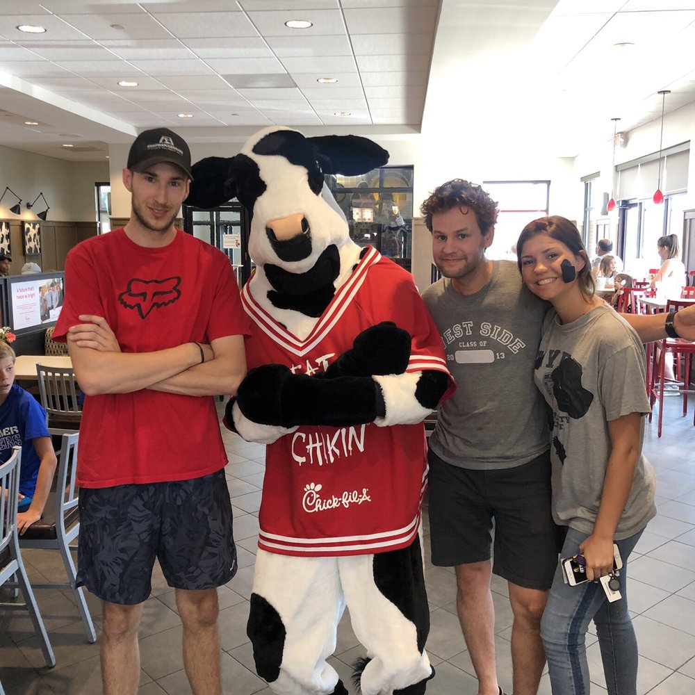 Chick-fil-A - Daniel inside of the cow on cow day ya love to see it - Fast Food Near Me - Cincinnati, Ohio Chick-fil-A - Daniel inside of the cow on cow day ya love to see it - Fast Food Near Me - Cincinnati, Ohio