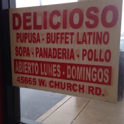 Delicioso - Basic window sign advertising.