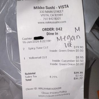 Mikko Sushi - Sushi Bars Near Me - Vista, California Mikko Sushi - Sushi Bars Near Me - Vista, California