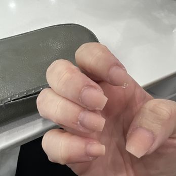 Elite Nails - When I told the tech to stop. - Nail Salons Near Me - Bluffton, South Carolina