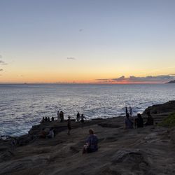 Spitting Caves - JUST 'missed the sunset