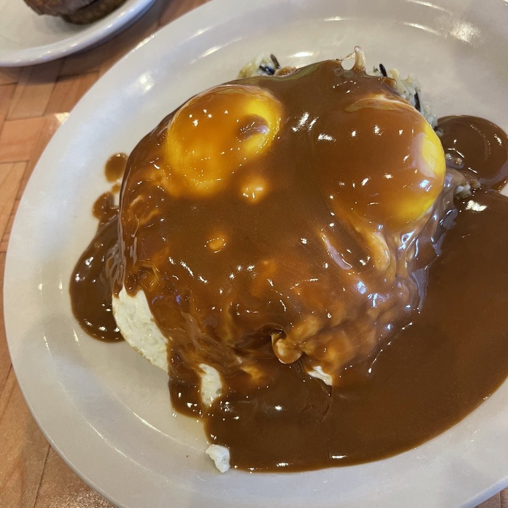 Atomic Omelette And Grill - Hawaiian Loco Moco - Breakfast & Brunch Near Me - Corpus Christi, Texas Atomic Omelette And Grill - Hawaiian Loco Moco - Breakfast & Brunch Near Me - Corpus Christi, Texas