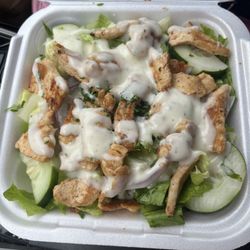 Grilled Chicken Salad with Ranch