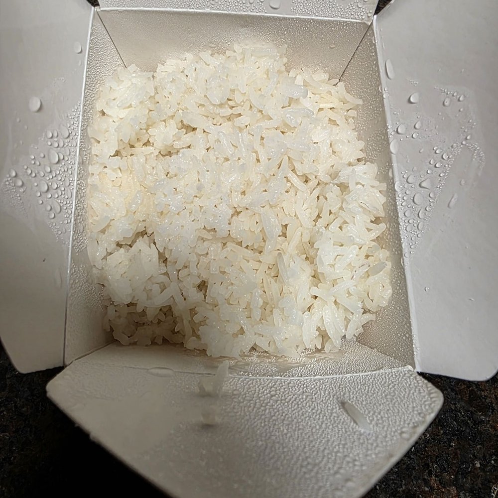 Steamed rice Steamed rice