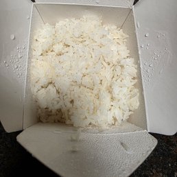 Steamed rice