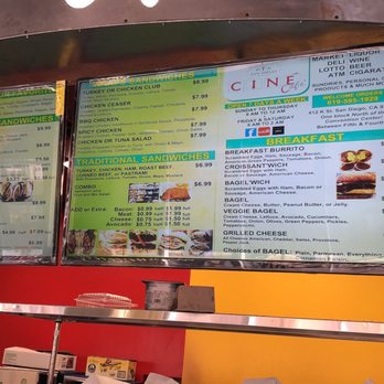 Cine' Cafe' - Menu - Coffee & Tea Near Me - San Diego, California Cine' Cafe' - Menu - Coffee & Tea Near Me - San Diego, California