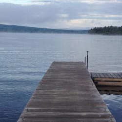 Rangeley Lakes Bed and Breakfast - Rangeley lake just 60 or so yards off the deck