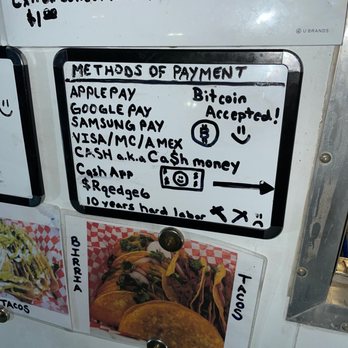 4tacos 4tacos 4tacos - Payment methods - Tacos Near Me