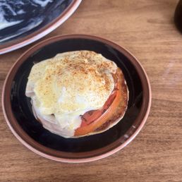 Pork belly Benedict