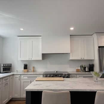 USA Countertops - Precision templating at oven - Countertop Installation Near Me - Wrentham, Massachusetts USA Countertops - Precision templating at oven - Countertop Installation Near Me - Wrentham, Massachusetts