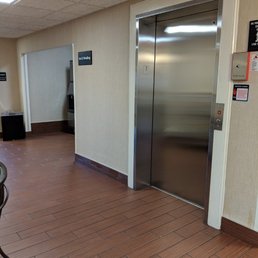 Elevators to upper floors