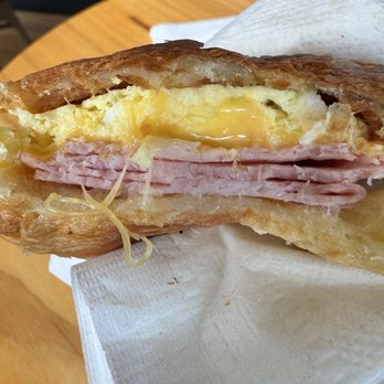 Nautical Bean - Ham, egg, and cheese croissant. Yum. - Coffee & Tea Near Me - Morro Bay, California Nautical Bean - Ham, egg, and cheese croissant. Yum. - Coffee & Tea Near Me - Morro Bay, California
