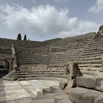 Pompeii Ruins - Teatro Piccolo (small amphitheater) - Landmarks & Historical Buildings Near Me - Pompei, NA