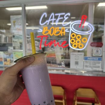 Cafe Boba - Taro Smoothie - Bubble Tea Near Me - Hilo, Hawaii
