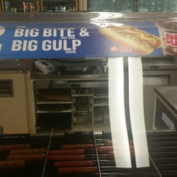 7-Eleven - I like nacho cheese on my hotdog.