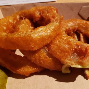 Buster's on 28th - Onion rings ($2 add-on to any sandwich). Pretty good. - Gastropubs Near Me - Minneapolis, Minnesota Buster's on 28th - Onion rings ($2 add-on to any sandwich). Pretty good. - Gastropubs Near Me - Minneapolis, Minnesota