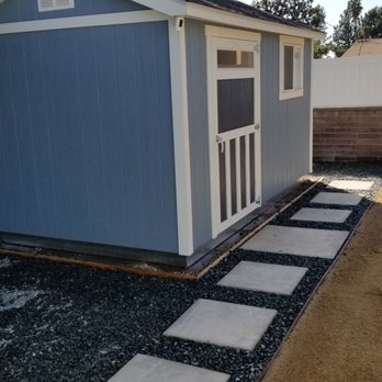 ITH Landscape - Base of shed prepared by ITH Landscape. *Shed installed by TuffShed. - Landscaping Near Me