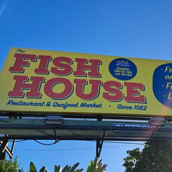 The Fish House - Cannot miss this billboard as you drive south! - Seafood Near Me - Key Largo, Florida The Fish House - Cannot miss this billboard as you drive south! - Seafood Near Me - Key Largo, Florida
