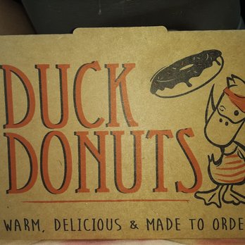 Duck Donuts - Duck Donuts box - just for 1 donut. - Donuts Near Me - Clark, New Jersey