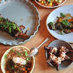Long rib, fattoush salad, lamb kabob