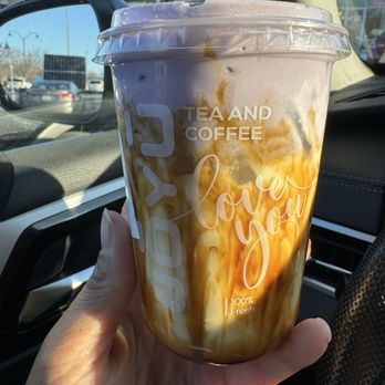 Joyu Tea & Coffee - Taro Lava Brownsugar Freshmilk - Bubble Tea Near Me - Hampton, Virginia