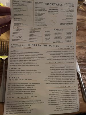 Menu photo 3 Bar Volpe Boston, MA