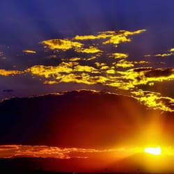 Haggards Rv Campground - Sunset in August 2014