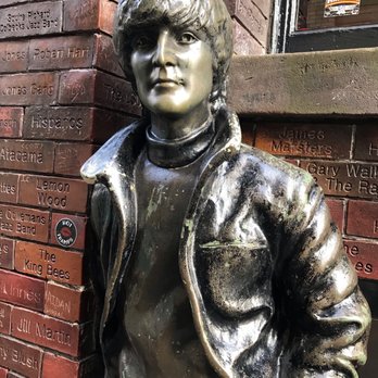 John Lennon Sculpture - Local Flavor Near Me - Liverpool, XMS