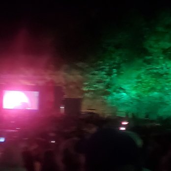 Firstbank Amphitheater - They light up the rocks in various colors. - Music Venues Near Me - Franklin, Tennessee