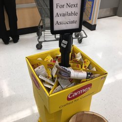 Walmart Pharmacy - Stantion with Carmex display