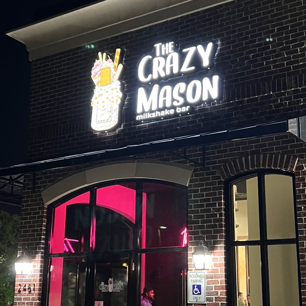 The Crazy Mason - Outside - Desserts Near Me - Myrtle Beach, South Carolina The Crazy Mason - Outside - Desserts Near Me - Myrtle Beach, South Carolina
