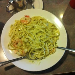 Regent Family Restaurant - Fettuccine Alfredo with Shrimp. Yummy :)