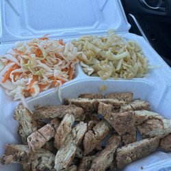 Jamaican Jerk Center - Jerk Chicken Breast with Cabbage & Jamaican Coleslaw