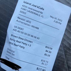 Island Joe's Cafe