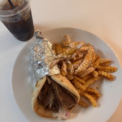 The Cactus - Gyro, fries, and a Coke