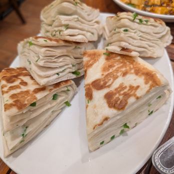 wonderful - Green onion pancakes - emphasis on the cake part - Chinese Near Me - Millbrae, California wonderful - Green onion pancakes - emphasis on the cake part - Chinese Near Me - Millbrae, California