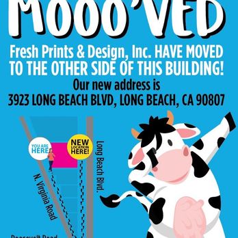 Fresh Prints Design - Relocated the main entrance to Long Beach Blvd. - Graphic Design Near Me - Long Beach, California