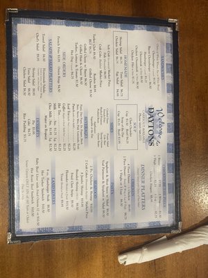 Menu photo 8 Daytons Salisbury, MD
