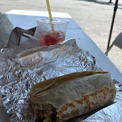 Taquizas Gracian - California burrito was huge.