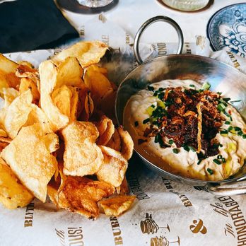 Blyth & Burrows - onion dip - Cocktail Bars Near Me - Portland, Maine