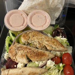 Greek salad with chicken Greek salad with chicken