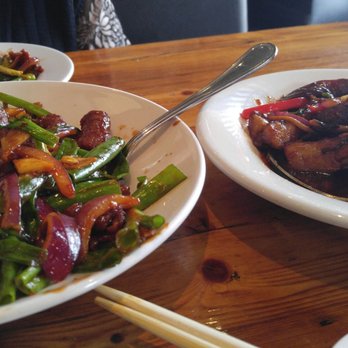 Wokcano - Mongolian beef and spicy garlic eggplant. - Sushi Bars Near Me - Burbank, California Wokcano - Mongolian beef and spicy garlic eggplant. - Sushi Bars Near Me - Burbank, California
