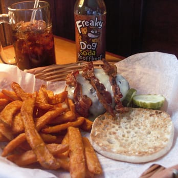 Cherry Street East - My Favorite Vermonster with Fries and a nice Root Beer - American Near Me - New Canaan, Connecticut Cherry Street East - My Favorite Vermonster with Fries and a nice Root Beer - American Near Me - New Canaan, Connecticut