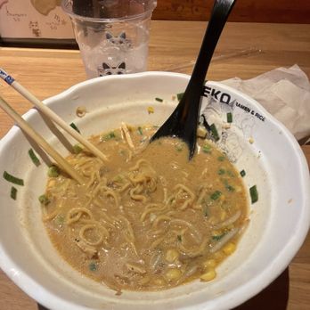 Neko Ramen & Rice - Best Ramen in Denver. I got the Butter Corn one. Will definitely be coming back to try the rest! So good and atmosphere is amazing as well. - Ramen Near Me - Denver, Colorado Neko Ramen & Rice - Best Ramen in Denver. I got the Butter Corn one. Will definitely be coming back to try the rest! So good and atmosphere is amazing as well. - Ramen Near Me - Denver, Colorado