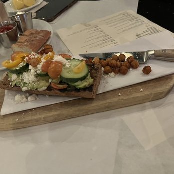 Echo & Rig - Avocado Toast with fried garbanzos - Steakhouses Near Me - Las Vegas, Nevada