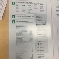H&R Block - Prices