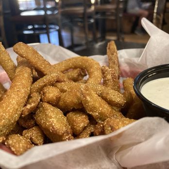 Hickory House Ribs & Steaks - Fried pickles!! Amazing!! - Barbeque Near Me - Parker, Colorado Hickory House Ribs & Steaks - Fried pickles!! Amazing!! - Barbeque Near Me - Parker, Colorado