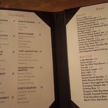 Stubrik's Steakhouse - I ordered the Senorita Rita and the Pear blossom - Steakhouses Near Me - Fullerton, California Stubrik's Steakhouse - I ordered the Senorita Rita and the Pear blossom - Steakhouses Near Me - Fullerton, California