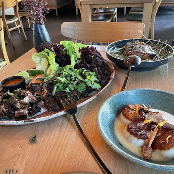 Bear at Stanly Ranch - Short rib, scallops and squash - New American Near Me - Napa, California